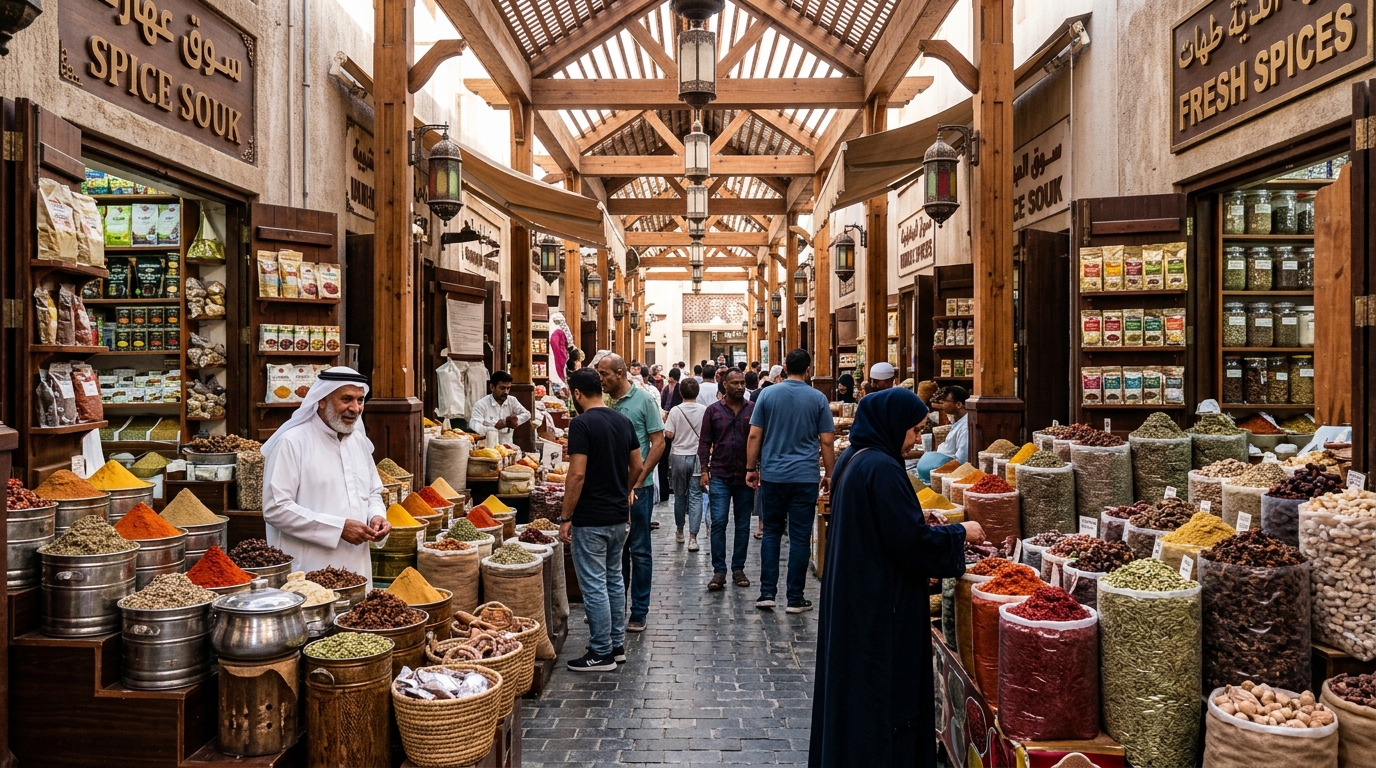 Dubai traditional market